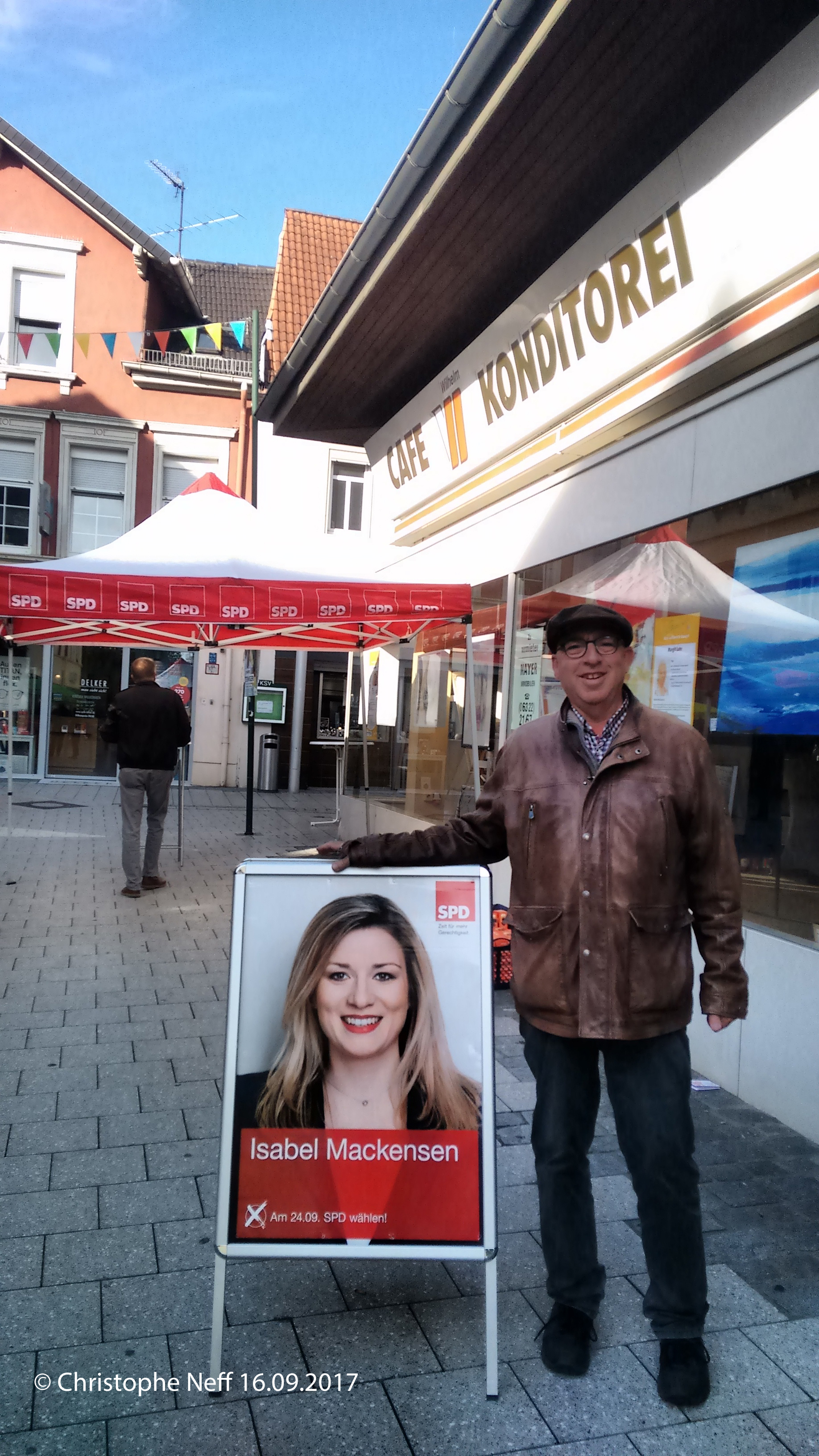 Wahlkampf für Isabel Mackensen am 16.09.2017