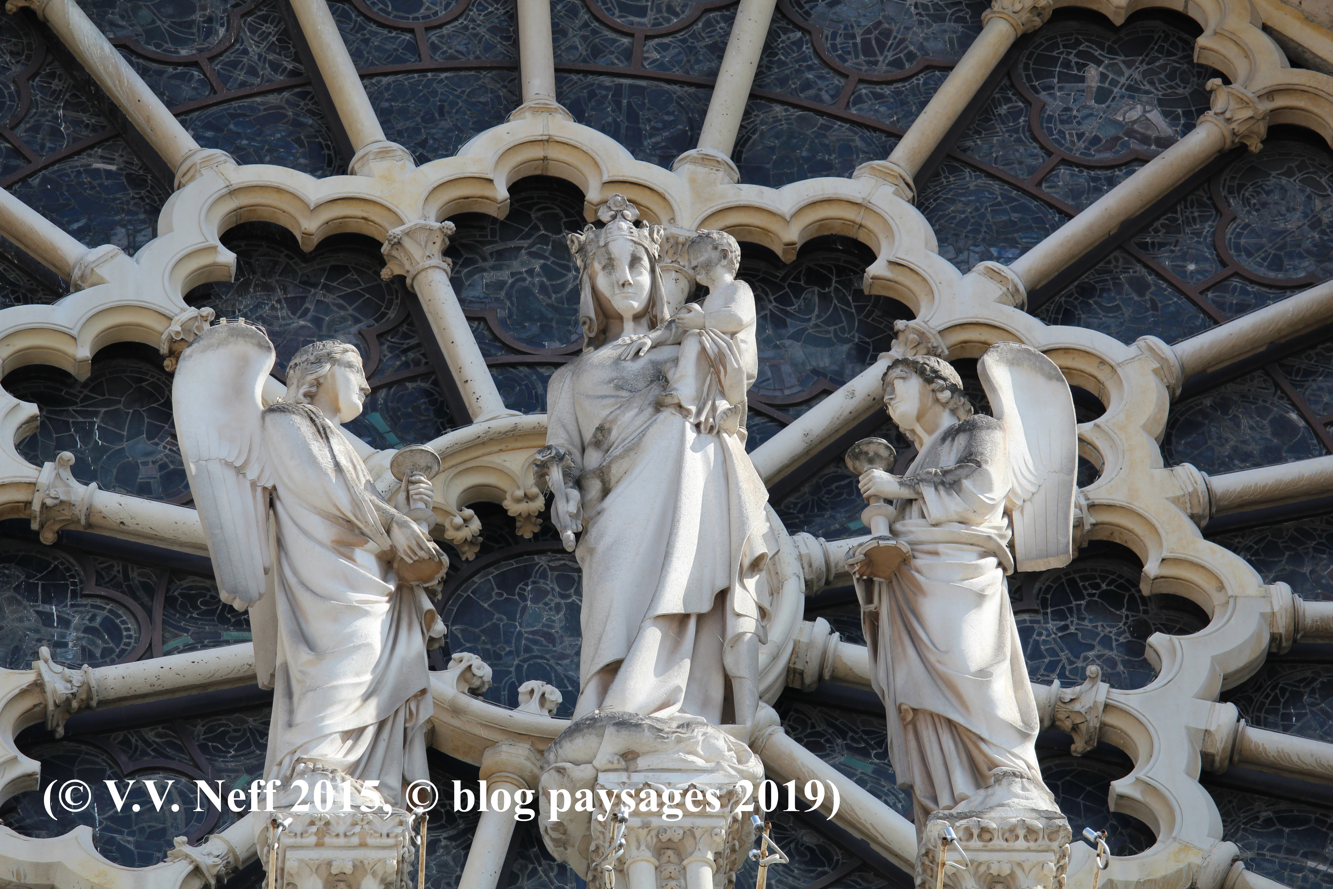 Detail Notre-Dame -de-Paris (Westportal)