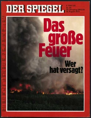 Spiegel 1975 Das große Feuer - wer hat versagt!