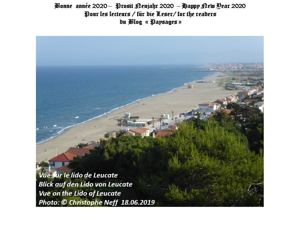 Neujahrspostkarte 2020 blog paysages