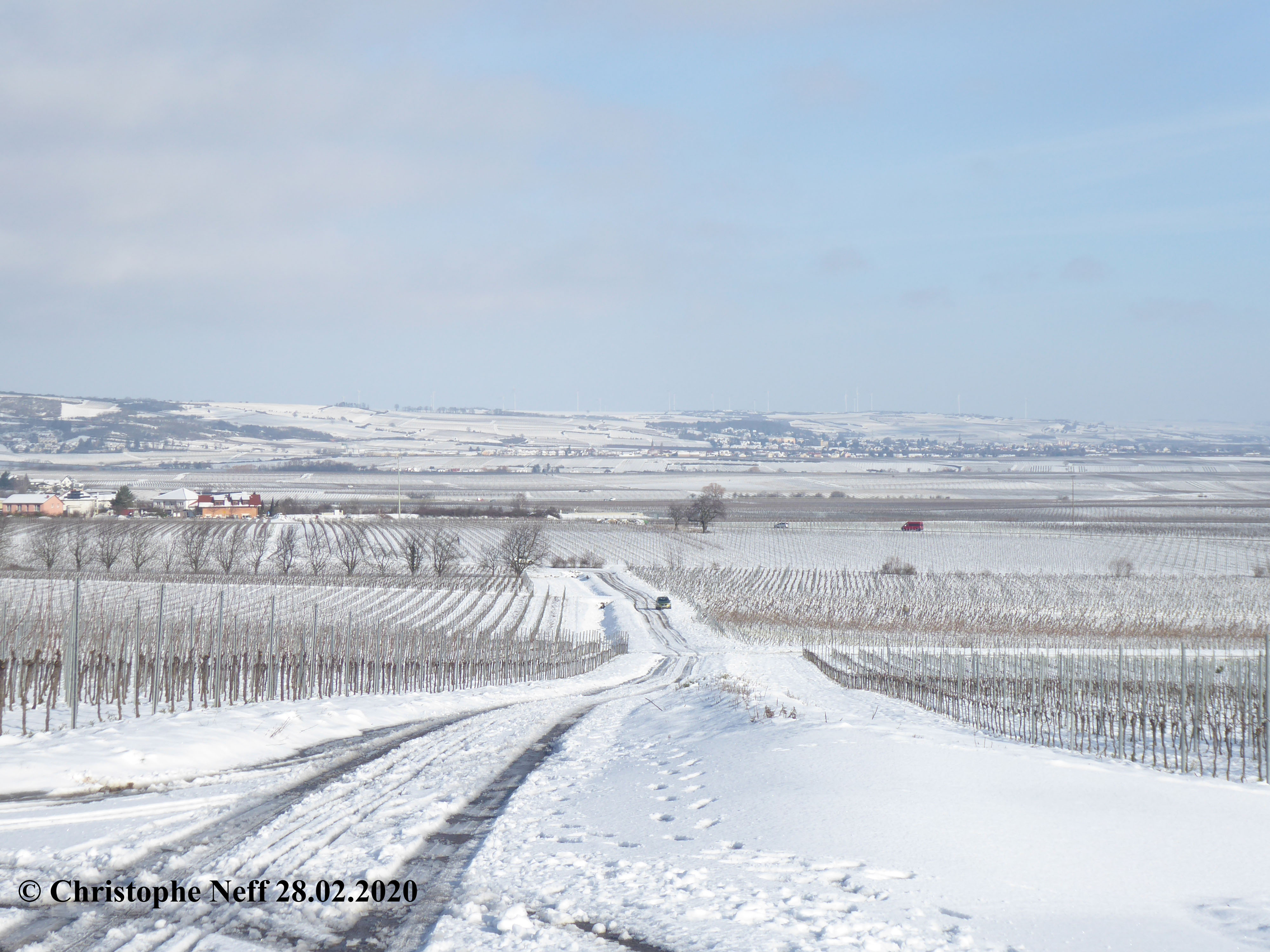 Neige sur la Unterhaadt- Schneebedeckte Unterhaardt 28.02.2020