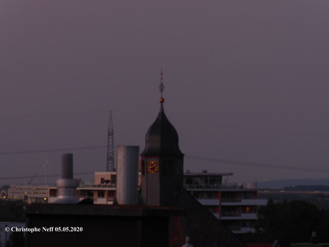 abendliche Himmelslandschaft Grünstadt 05.05.2020 um ca. 21.09
